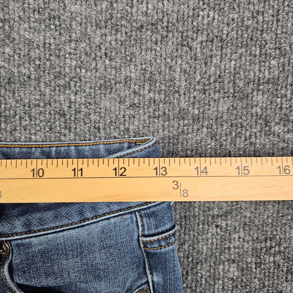 American Eagle Skinny Kick Jeans Women's 0 SHORT 360 Super Stretch Low Rise - Picture 4 of 11